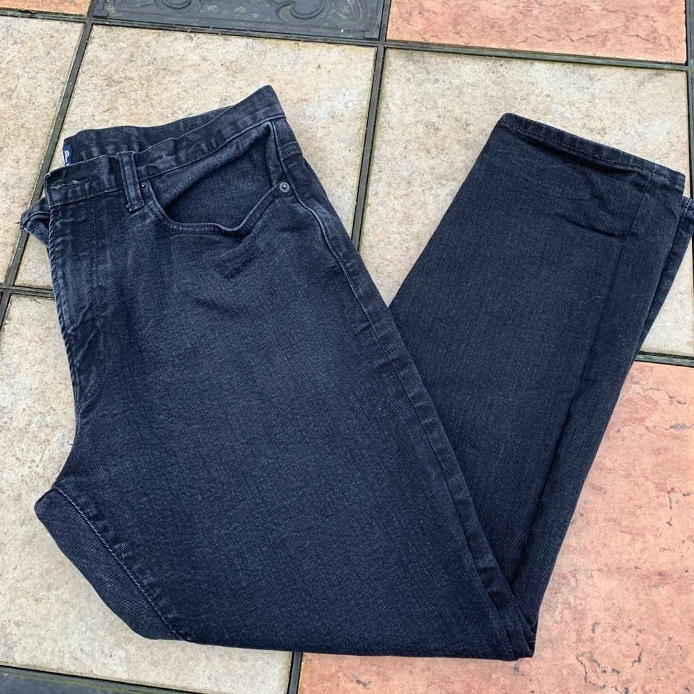 Men’s Gap Slim Fit Black Washed Jeans